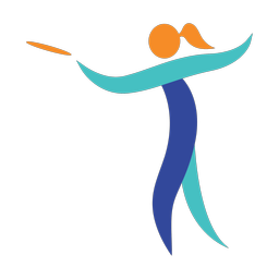 Frisbee Golf - Female | Motion | 3 Colored | v1