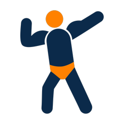 Body Building - Male | Round | 2 Colored | v3