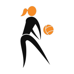 Volleyball - Female | Motion | 2 Colored | v3