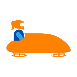 Bobsled Racing - Female | Round | 3 Colored | v1