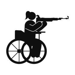 Para Shooting - Female | Round | Silhouette | v1