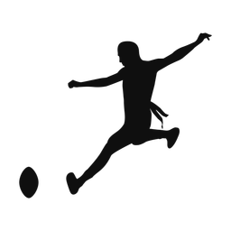 Flag Football Kicker - Male | Classic | Silhouette | v1