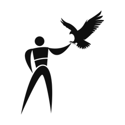 Falconry - Male | Motion | Silhouette | v2