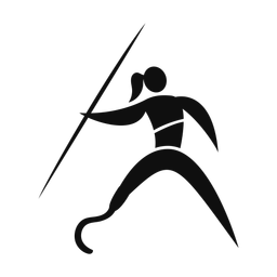 Para Javelin Throw - Female | Motion | Silhouette | v1