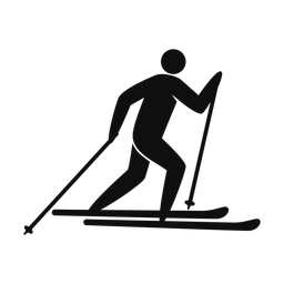 Cross Country Skiing - Male | Strike | Silhouette | v1