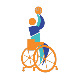 Wheelchair Basketball - Male | Motion | 3 Colored | v1