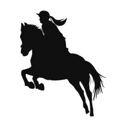 Horse Jumping - Female | Classic | Silhouette | v1