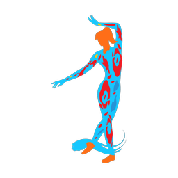 Dancing - Female | Splash | Colorful | v2
