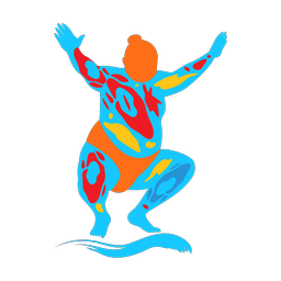 Sumo Wrestling - Male | Splash | Colorful | v3