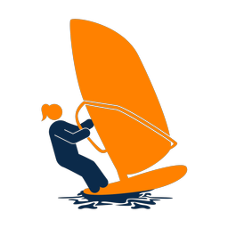 Windsurfing - Female | Round | 2 Colored | v1