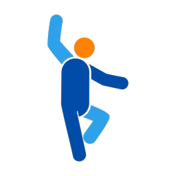Ballet Dancing - Male | Round | 3 Colored | v1