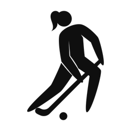 Field Hockey Player - Female | Strike | Silhouette | v1