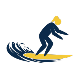 Surfing - Female | Strike | 2 Colored | v3