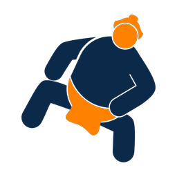 Sumo Wrestling - Male | Round | 2 Colored | v6