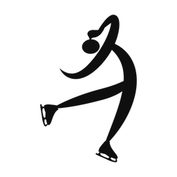 Figure Skating - Female | Motion | Silhouette | v4