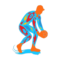 Soccer Goalie - Male | Splash | Colorful | v2