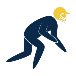 American Football Lineman - Male | Strike | 2 Colored | v2