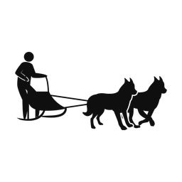 Sled Dog Racing - Male | Strike | Silhouette | v3