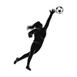 Soccer Goalie - Female | Promax | Silhouette | v2