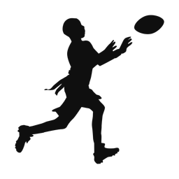 Flag Football Receiver - Male | Classic | Silhouette | v1