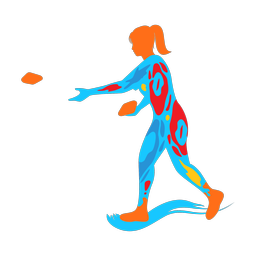 Corn Hole - Female | Splash | Colorful | v1