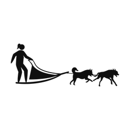 Sled Dog Racing - Female | Strike | Silhouette | v1