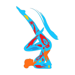 Yoga - Female | Splash | Colorful | v6