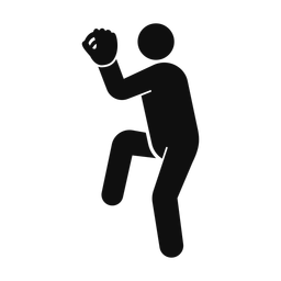 Baseball Pitcher - Male | Round | Silhouette | v3
