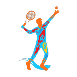 Tennis - Male | Splash | Colorful | v3