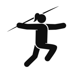 Javelin Throw - Female | Round | Silhouette | v1