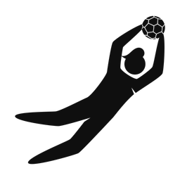 Soccer Goalie - Female | Strike | Silhouette | v2