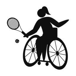 Wheelchair Tennis - Female | Strike | Silhouette | v1
