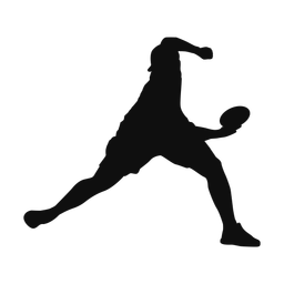 Frisbee Golf - Male | Classic | Silhouette | v1