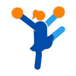 Cheerleader - Female | Round | 3 Colored | v4