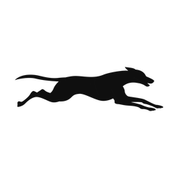 Dog Racing - Both | Round | Silhouette | v2
