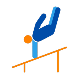 Uneven Bars - Male | Round | 3 Colored | v1