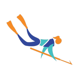 Spear Fishing - Female | Motion | 3 Colored | v1