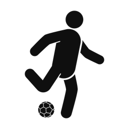 Soccer Player - Male | Round | Silhouette | v3