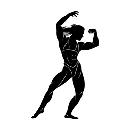Body Building - Female | Promax | Silhouette | v2