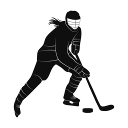 Ice Hockey Player - Female | Promax | Silhouette | v4