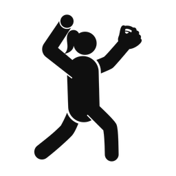 Softball Pitcher - Female | Round | Silhouette | v1
