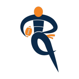Flag Football Quarterback - Male | Motion | 2 Colored | v1