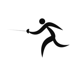 Fencing - Male | Motion | Silhouette | v1