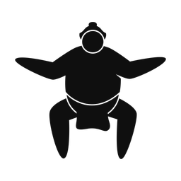 Sumo Wrestling - Male | Strike | Silhouette | v3