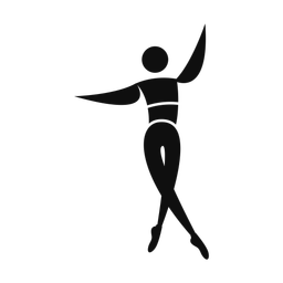 Ballet Dancing - Male | Motion | Silhouette | v2