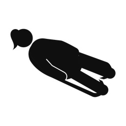 Luge - Female | Round | Silhouette | v1