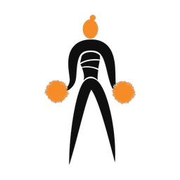 Cheerleader - Female | Motion | 2 Colored | v2