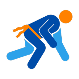 Flag Football Lineman - Male | Round | 3 Colored | v1