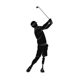 Disability Golf - Male | Promax | Silhouette | v1