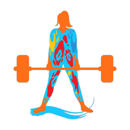 Power Lifter - Female | Splash | Colorful | v1